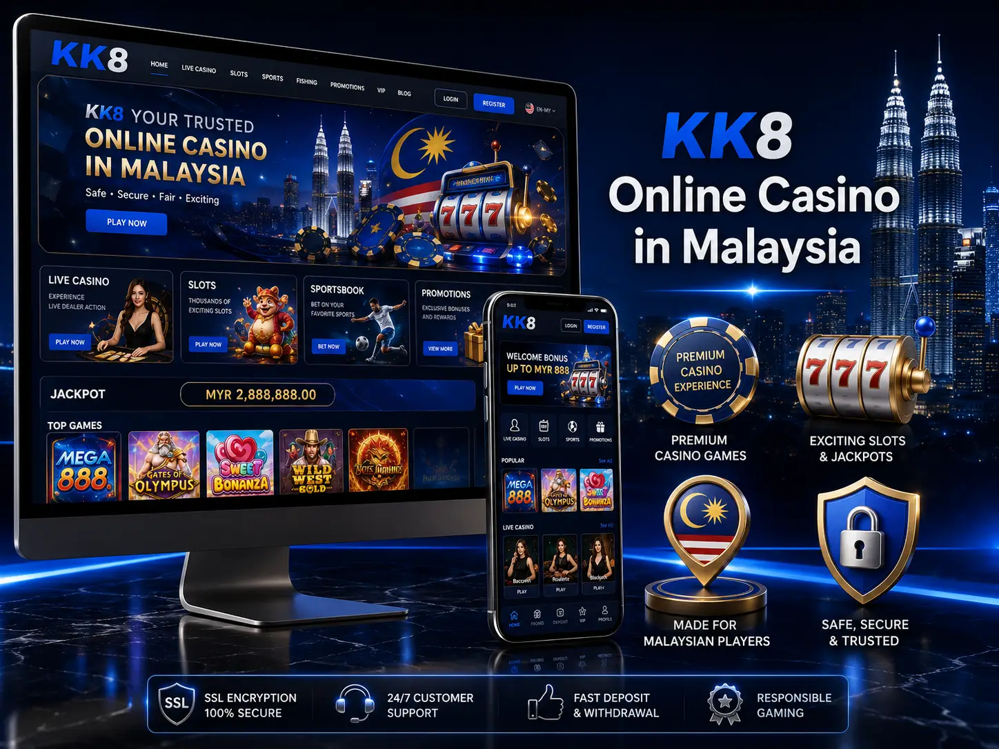 KK8 Casino Malaysia Games and Betting