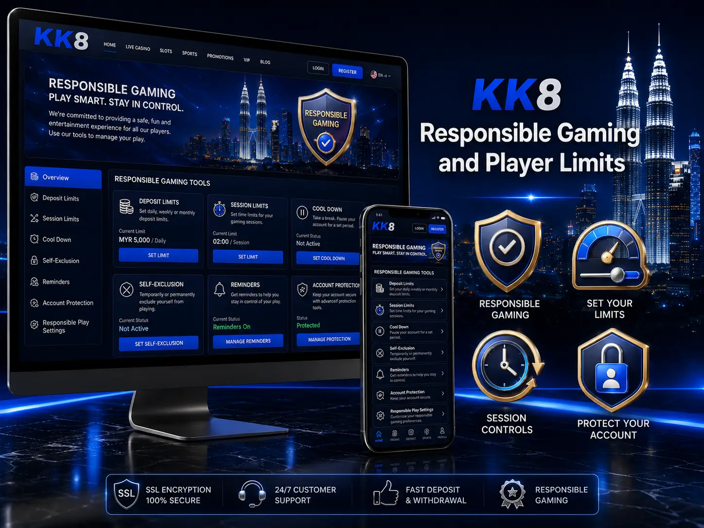 Responsible Play and Player Protection at KK8