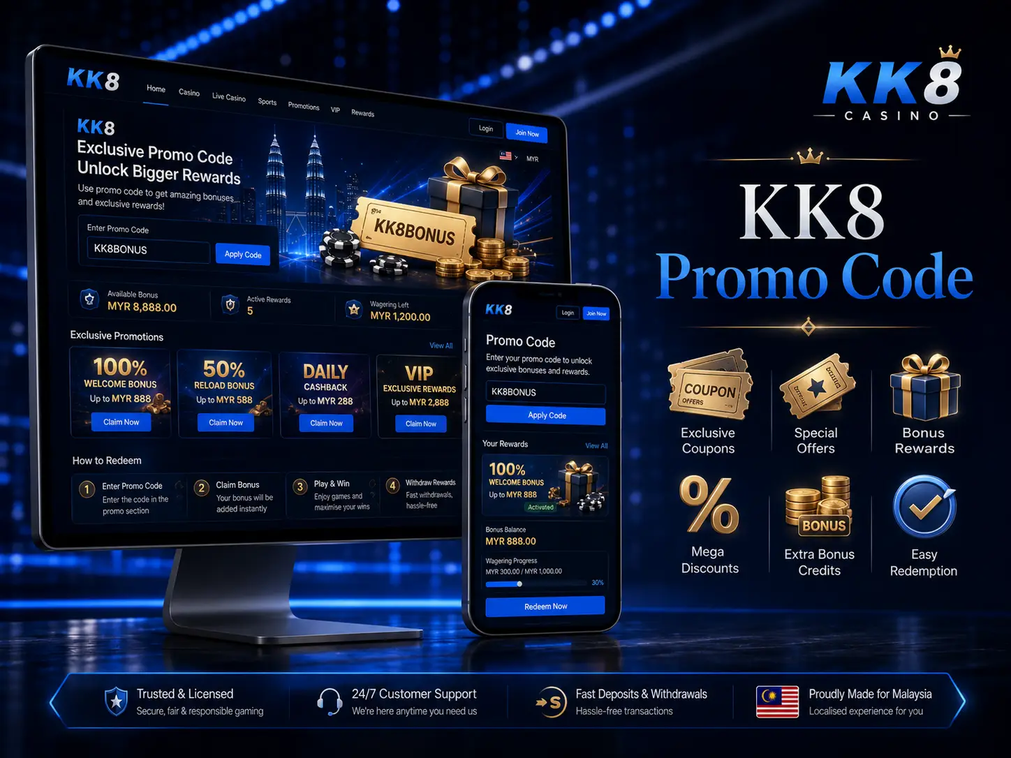 Steps to Activate a KK8 Promo Code